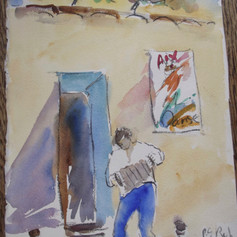 Street musician. Aix en Provence