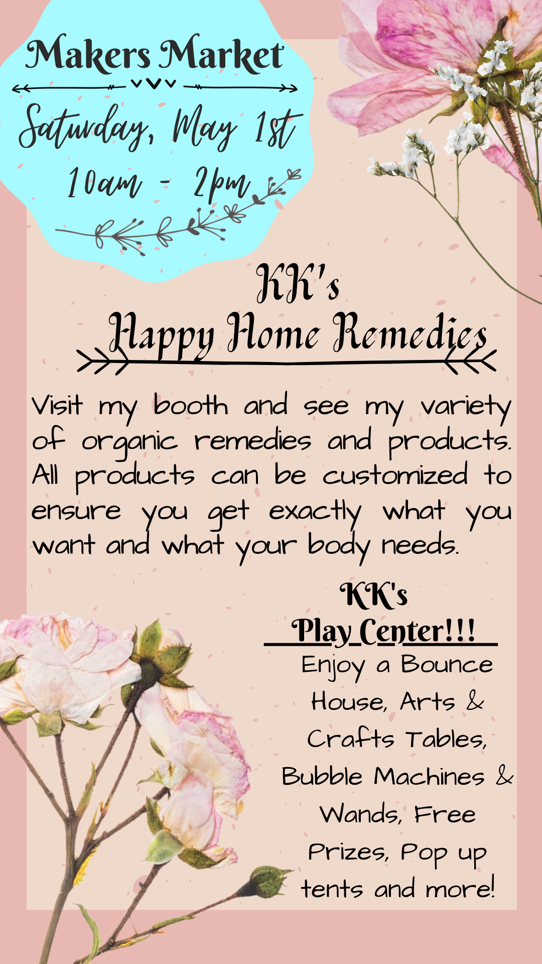 Visit my booth at the Makers Market - May 1, 2021 content media