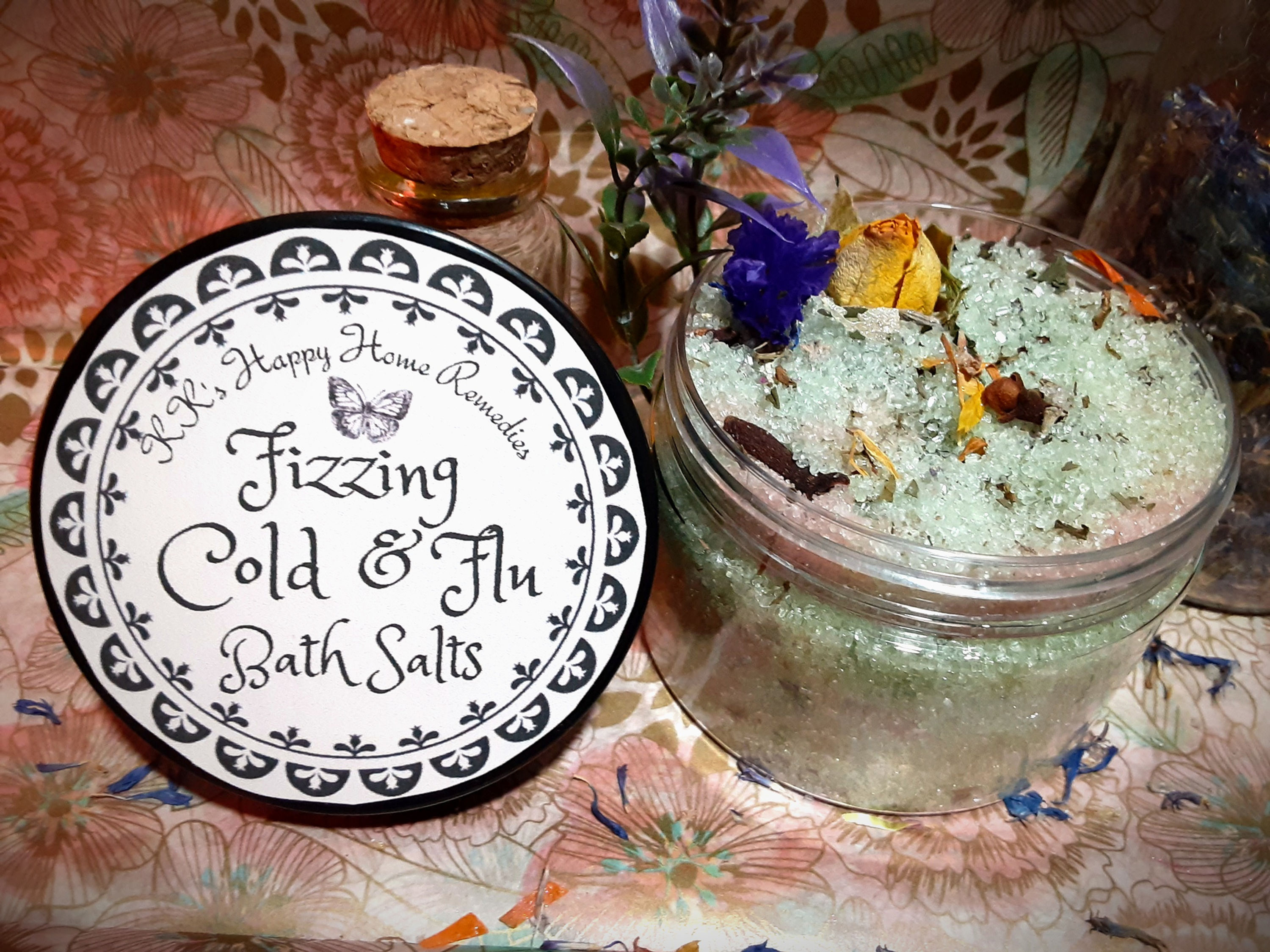 Fizzing Cold & Flu Bath Salts