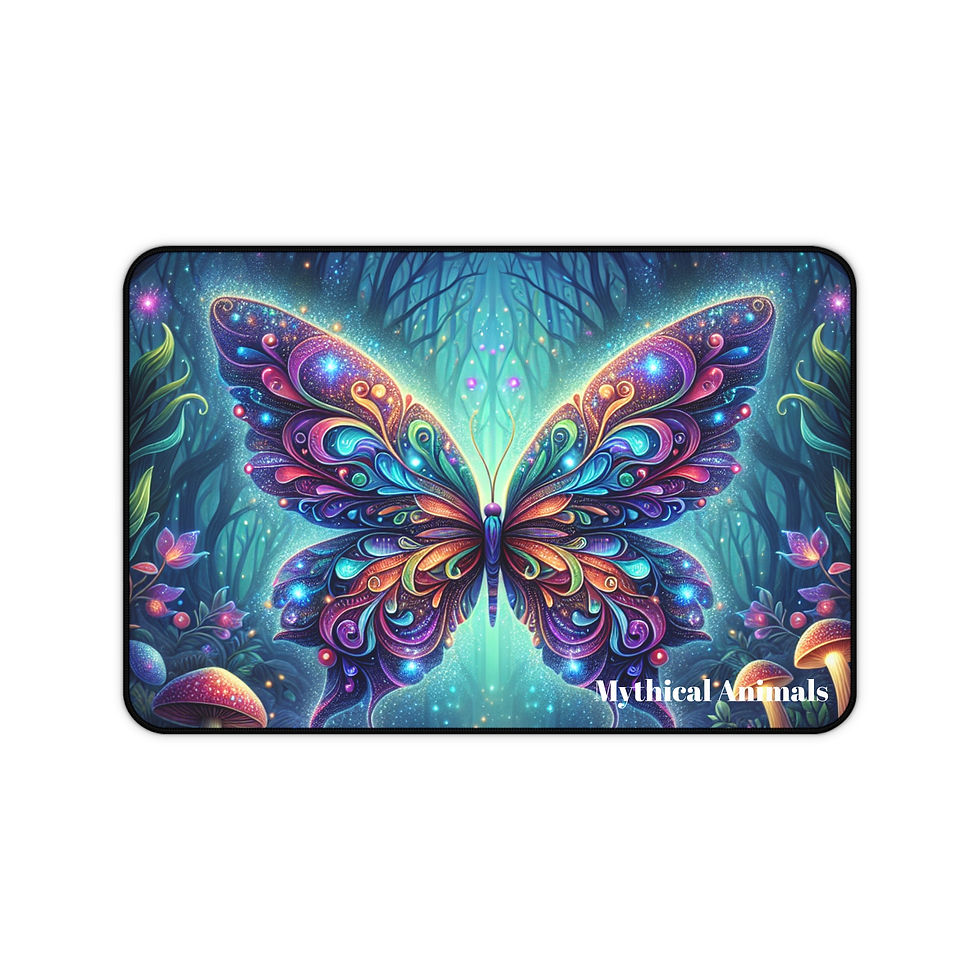 Thumbnail: Butterfly Desk Mat - Animalia, Mouse Pad
