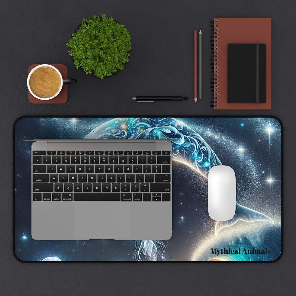 Thumbnail: Dolphin Desk Mat - Oceanic Dolphin Fantasy Mousepad