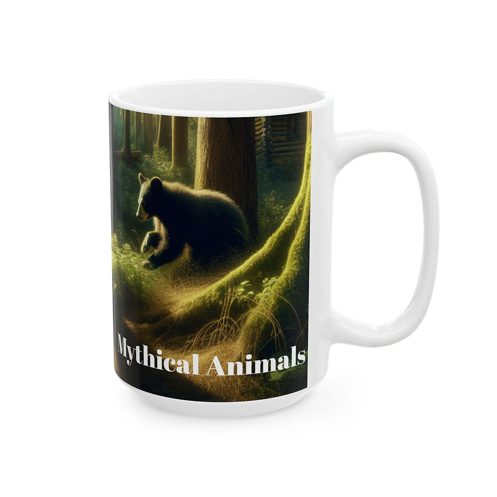 Thumbnail: Bears in the Woods Ceramic Mug, (11oz, 15oz)
