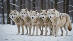 Chillin' with the Pack: Exploring the Mysterious World of Arctic Wolves