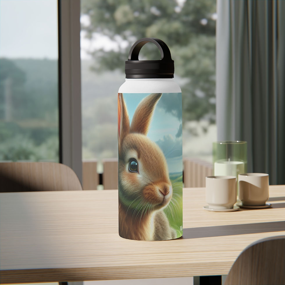 Thumbnail: Cute Rabbit Stainless Steel Water Bottle