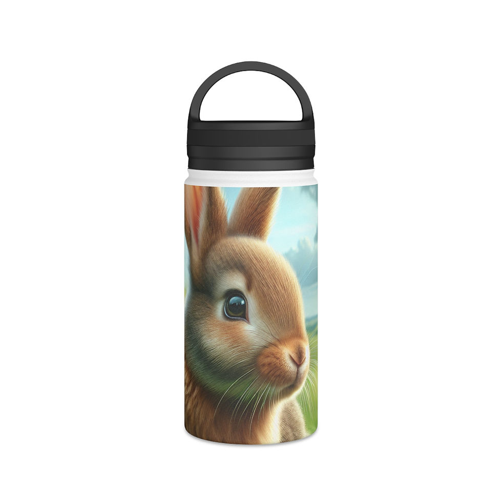 Thumbnail: Cute Rabbit Stainless Steel Water Bottle