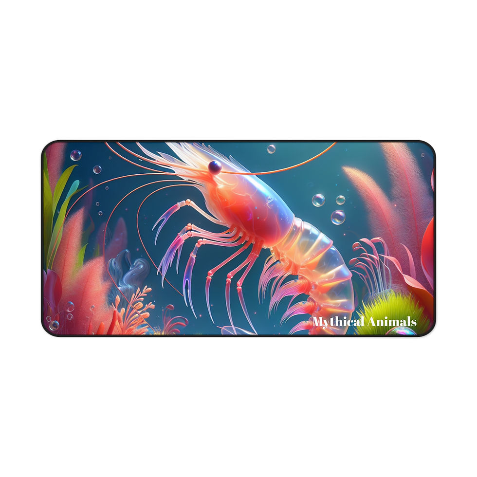 Thumbnail: Shrimp Desk Mat - Underwater Mouse Pad