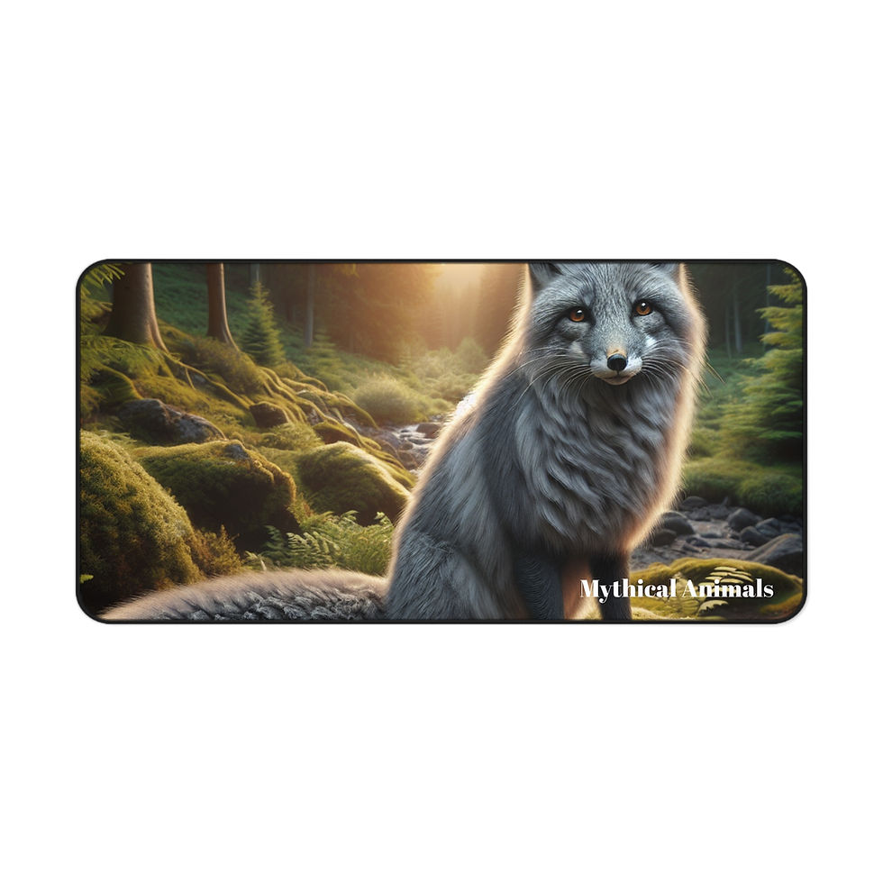 Thumbnail: Animal Fox, Desk Mat - Forest Fox ,Mouse Pad