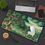 Thumbnail: Desk Mat with Deers Near Farming Equipment in a field full of Greenery,Mouse Pad