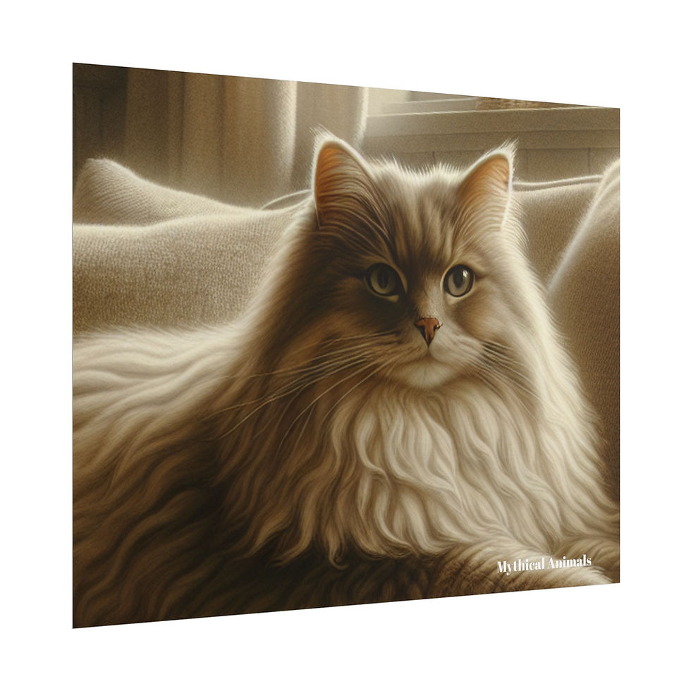 Thumbnail: Cat Poster Home Wall Art Cozy 