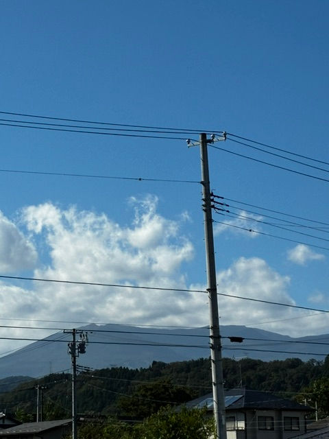 秋晴れです