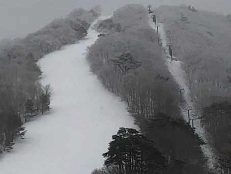 対照的な写真(七ヶ宿スキー場)