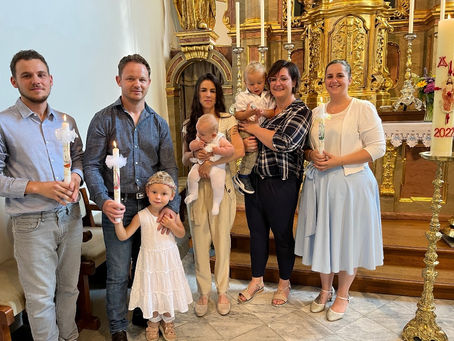 Taufe von Elisa Marie, Elias & Eleah Blaskovic