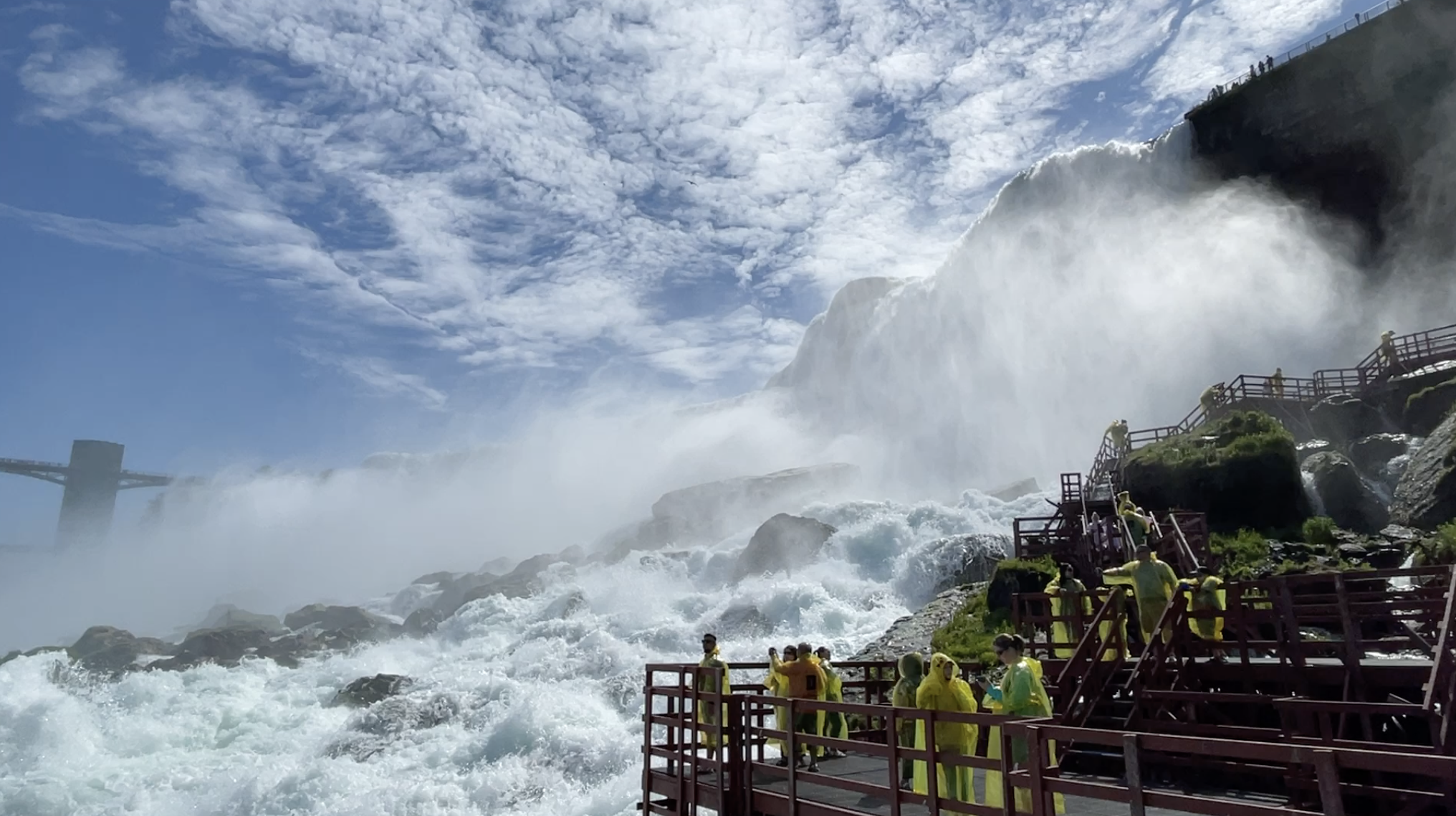 Cave of the winds Niagara Falls American Falls bridal veil falls New York USA