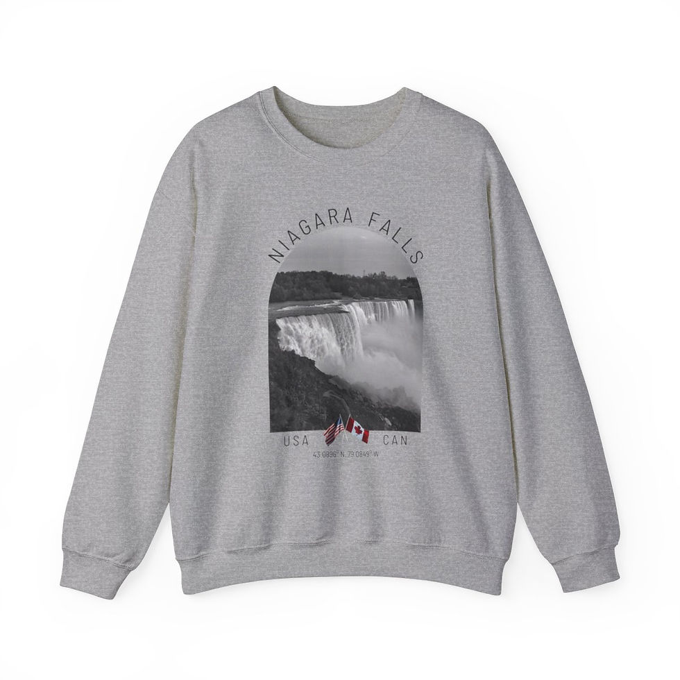 Thumbnail: Unisex Adult Crewneck Sweatshirt - Niagara Falls Collection