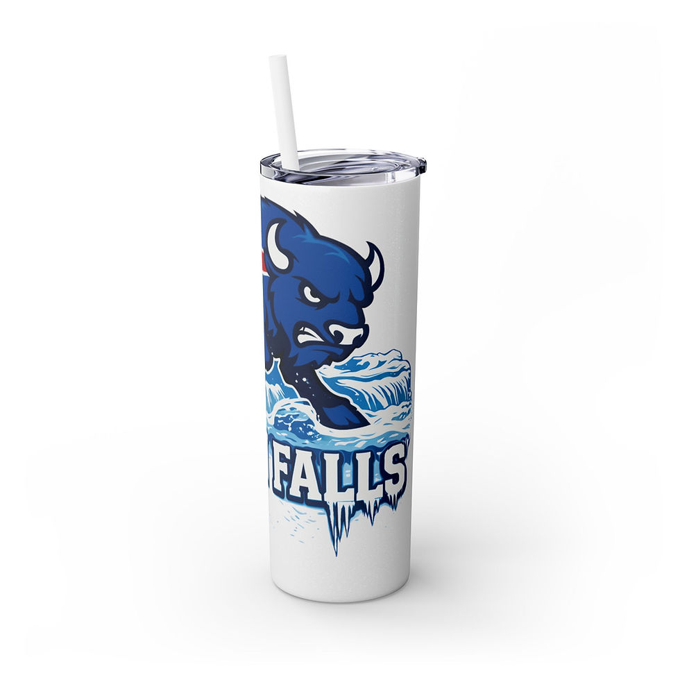 Thumbnail: Frozen Falls Collection Skinny Tumbler with Straw, 20oz