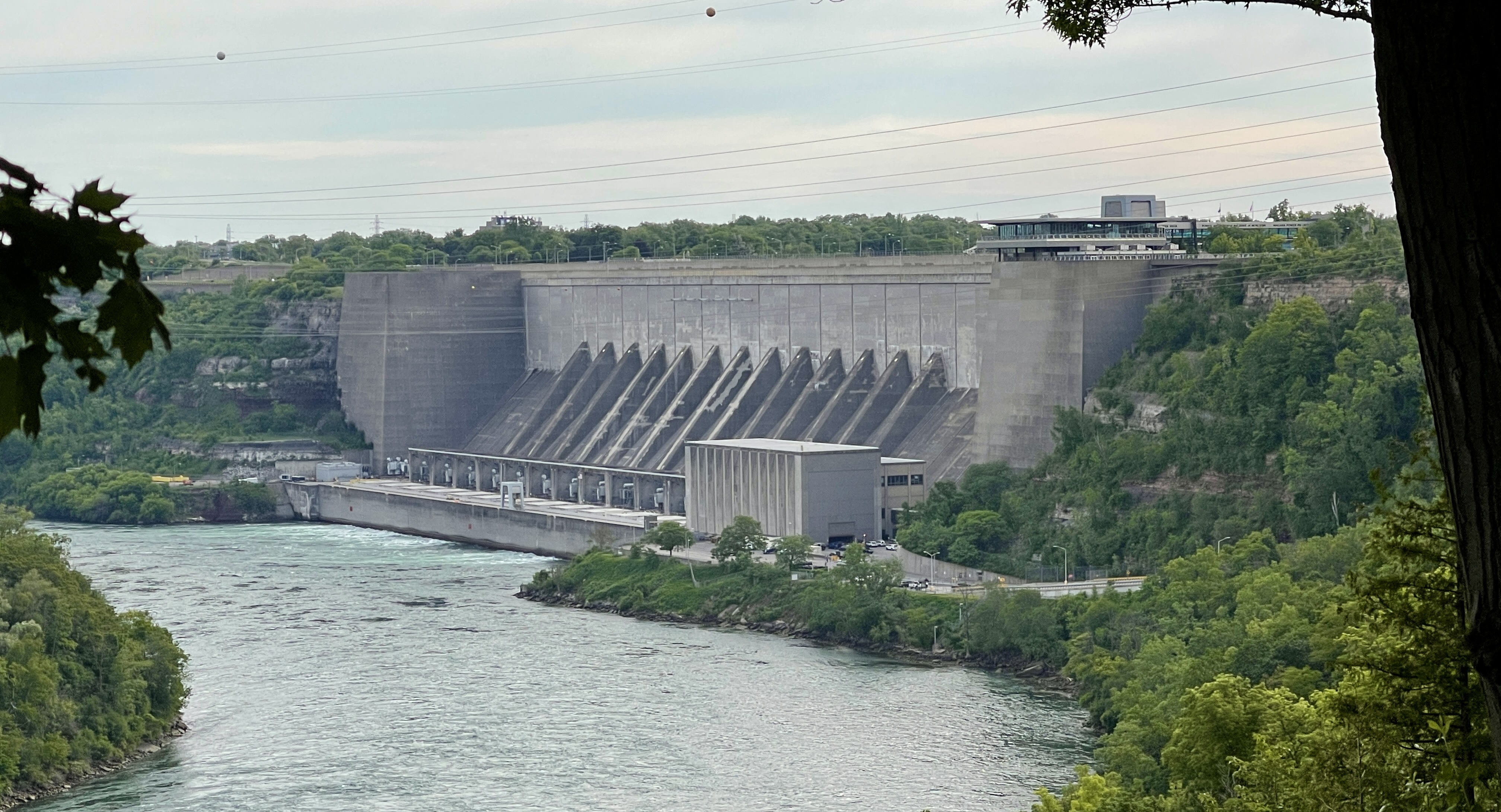 Robert Moses Niagara Power Vista Power Plant Niagara Falls Canada Ontario New York USA