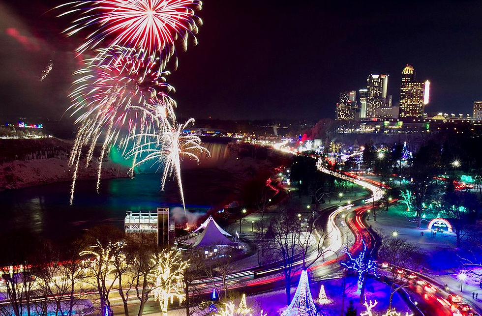 Deck the Falls A Dazzling Festival of Lights in Niagara Falls, CANADA