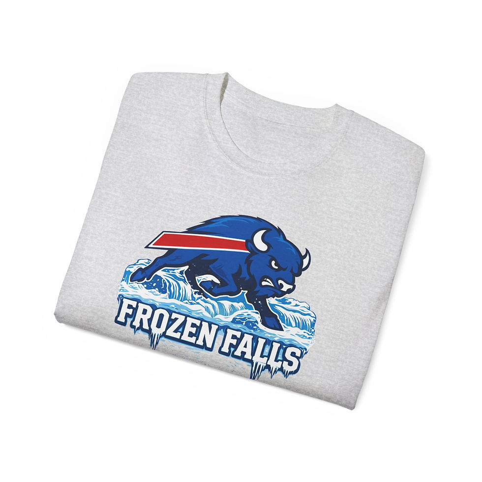 Thumbnail: Frozen Falls Collection Adult Unisex Cotton T-Shirt