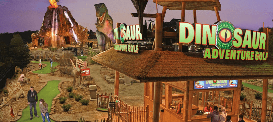 Dinosaur Adventure Golf Niagara Falls Canada Clifton Hill
