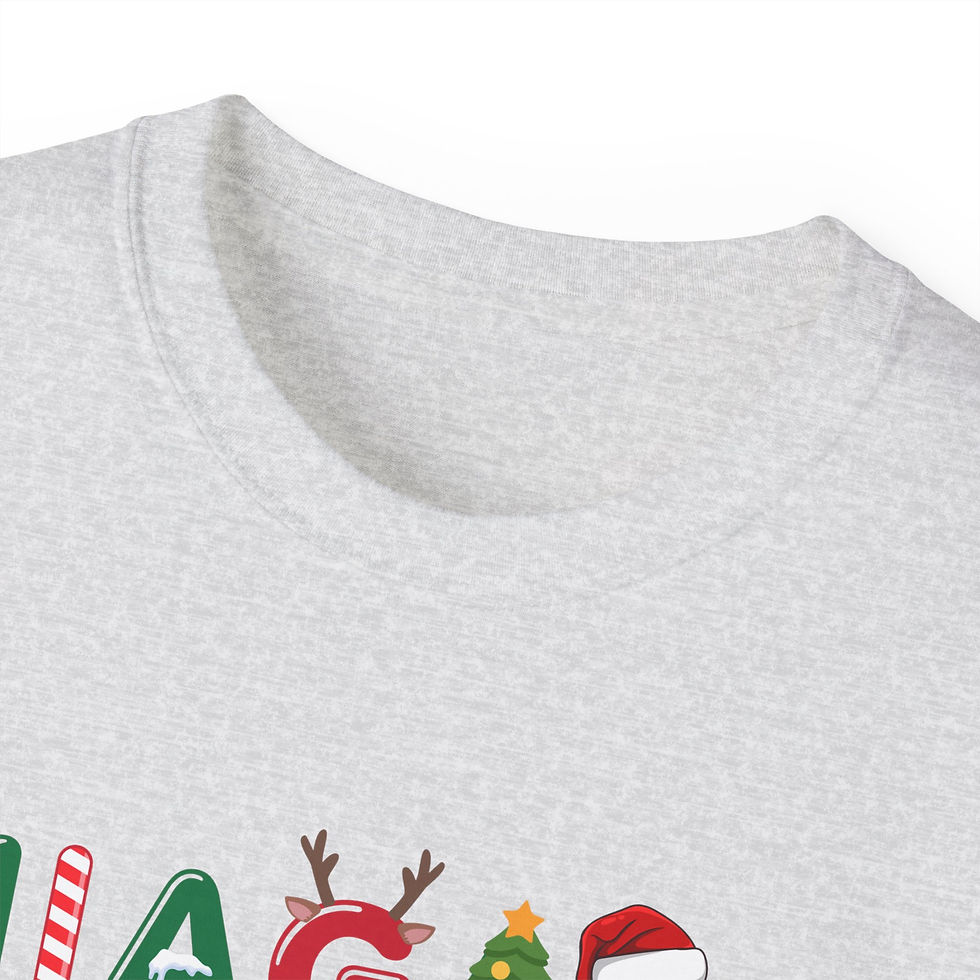 Miniature : Adult Unisex Cotton T-Shirt - Deck the Falls Collection