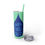 Thumbnail: Skinny Tumbler with Straw, 20oz - Drip Collection