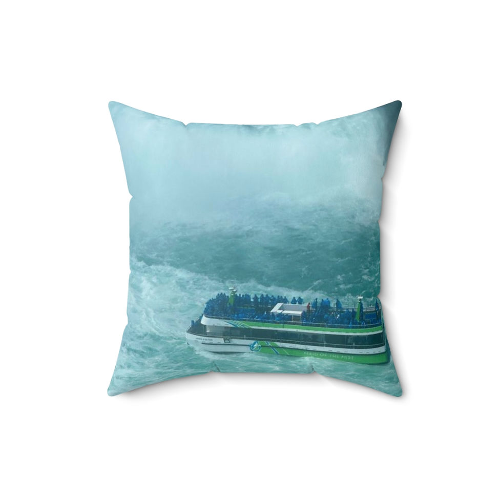 Thumbnail: Horseshoe Falls Decorative Square Pillow