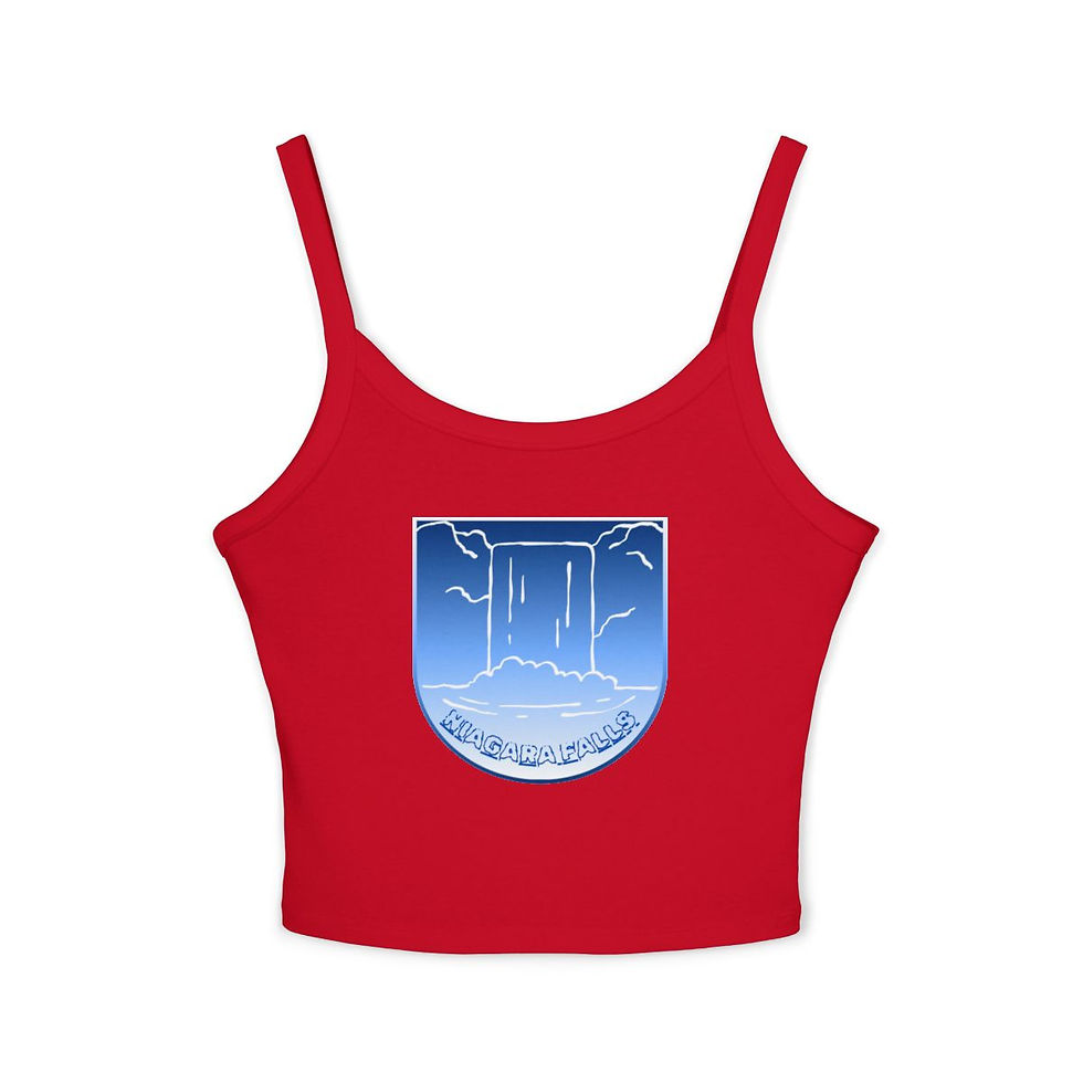 Thumbnail: Women's Spaghetti Strap Tank Top - Below the Brink Collection