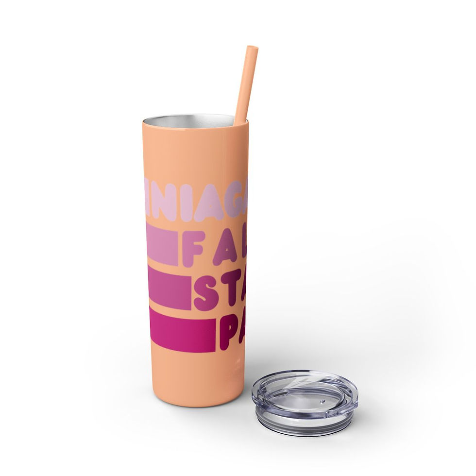 Küçük resim: Skinny Tumbler with Straw, 20oz - Vivid Collection