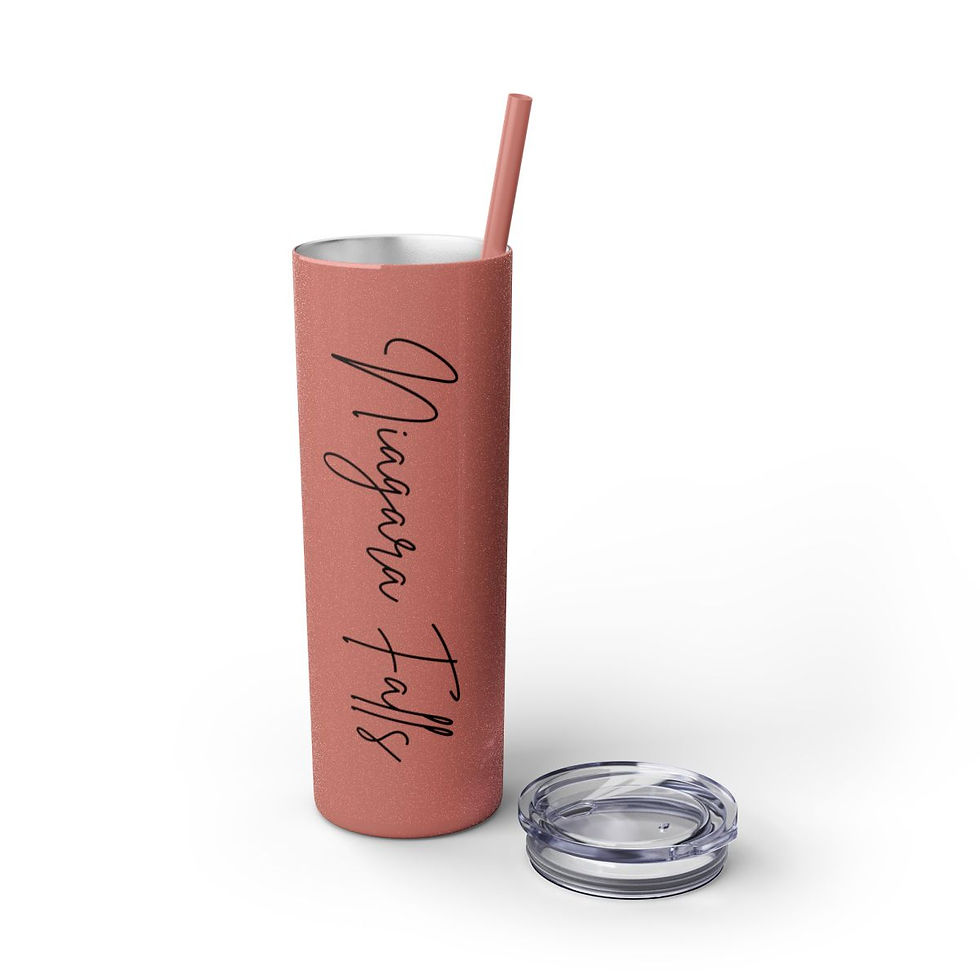 Miniatura: Skinny Tumbler with Straw, 20oz - Essentials Collection