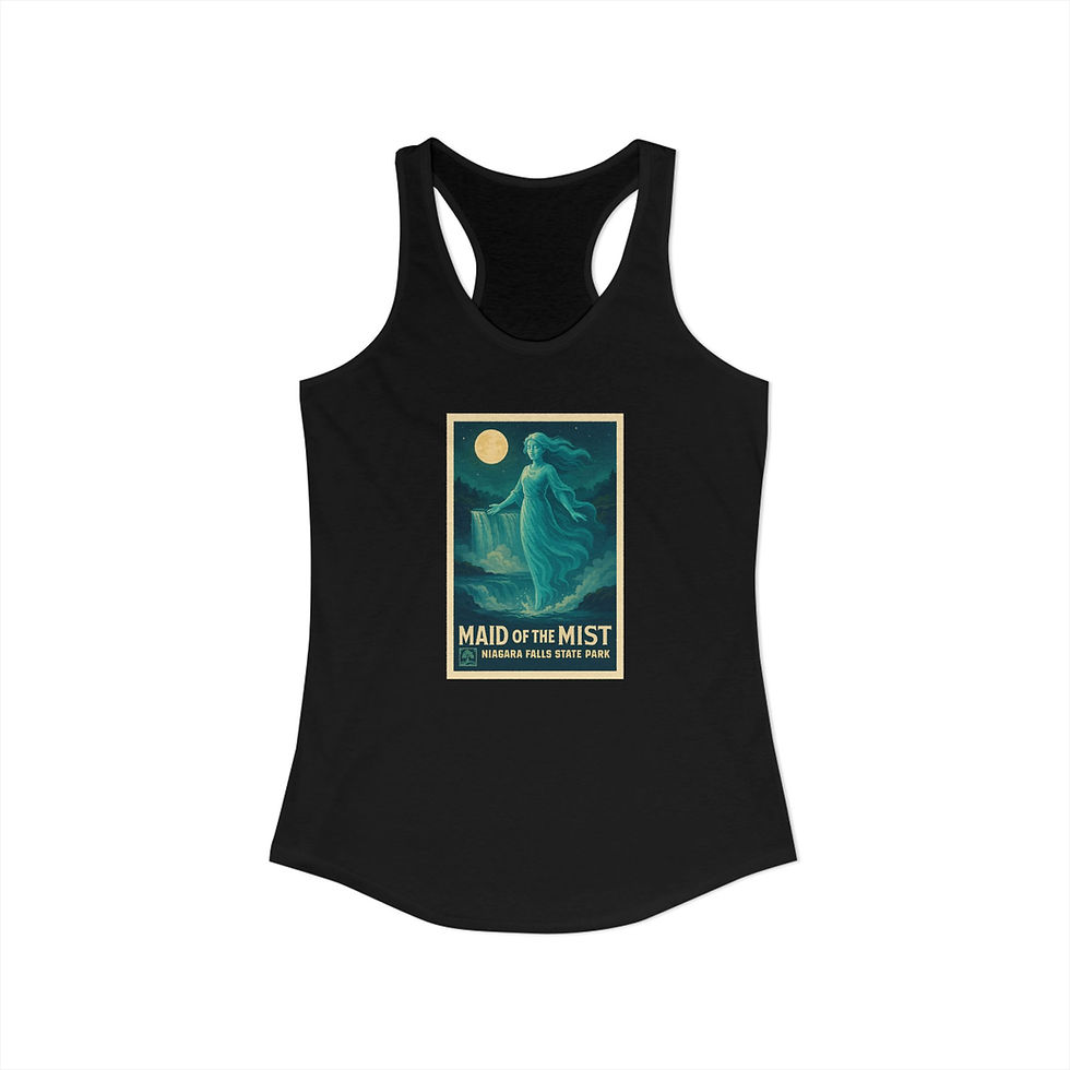 Thumbnail: Ideal Racerback Tank - Maid of the Mist - Niagara Legends Collection