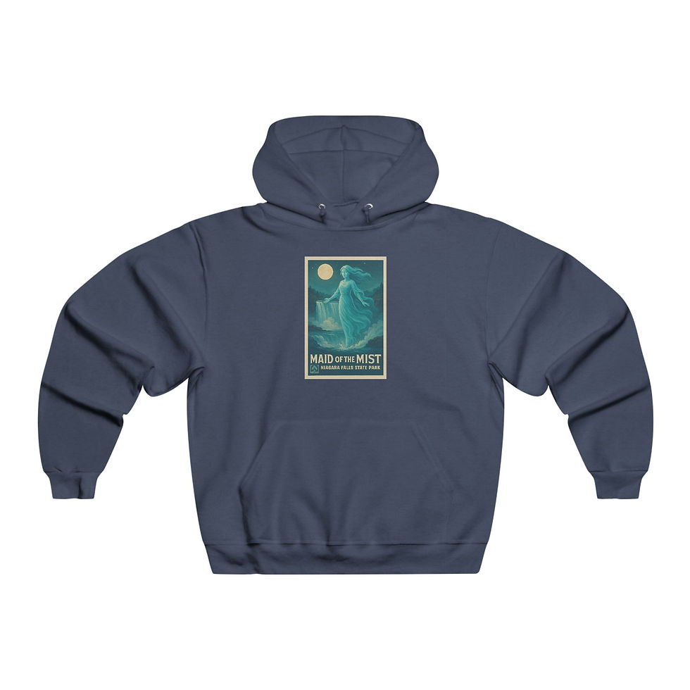 Thumbnail: Unisex NUBLEND® Hooded Sweatshirt- Maid of the Mist - Niagara Legends Collection