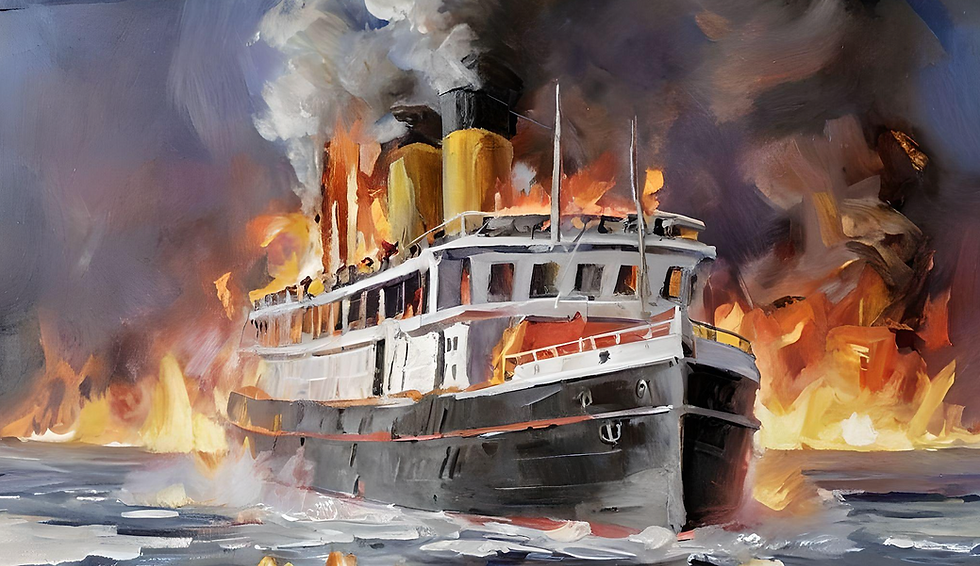 The Caroline: A Fateful Journey Over Niagara Falls in 1837