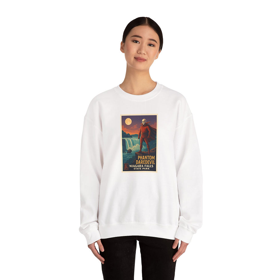 Miniatura: Unisex Adult Crewneck Sweatshirt -Phantom Daredevil - Niagara Legends Collection