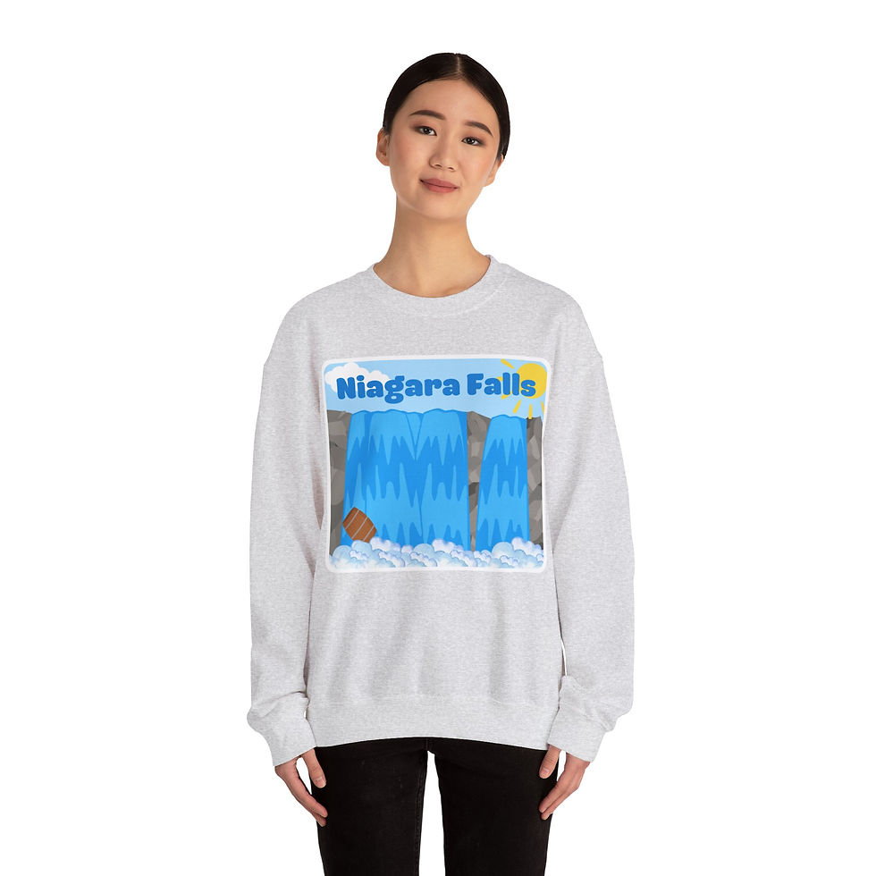 Thumbnail: Unisex Adult Crewneck Sweatshirt - Over the Falls Collection