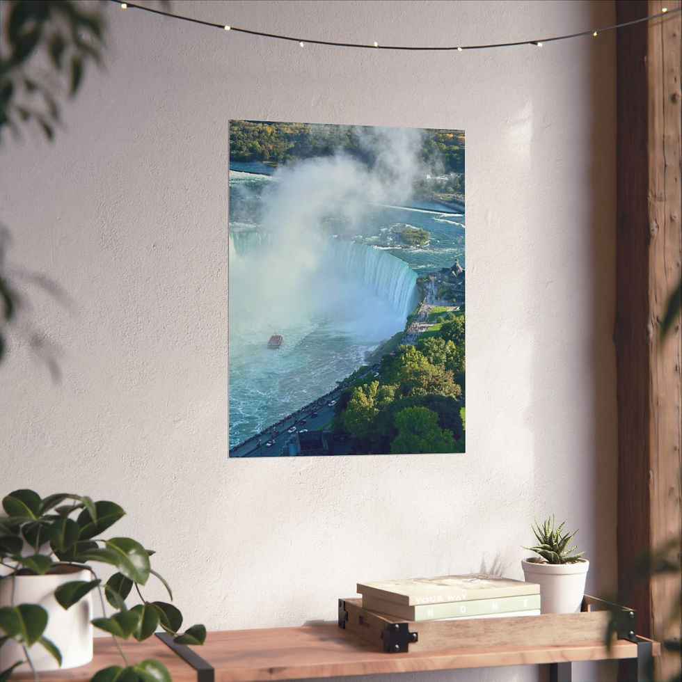 Miniature : Horseshoe Falls Matte Vertical Poster