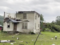 Tornado Tears Through Town in Upstate New York