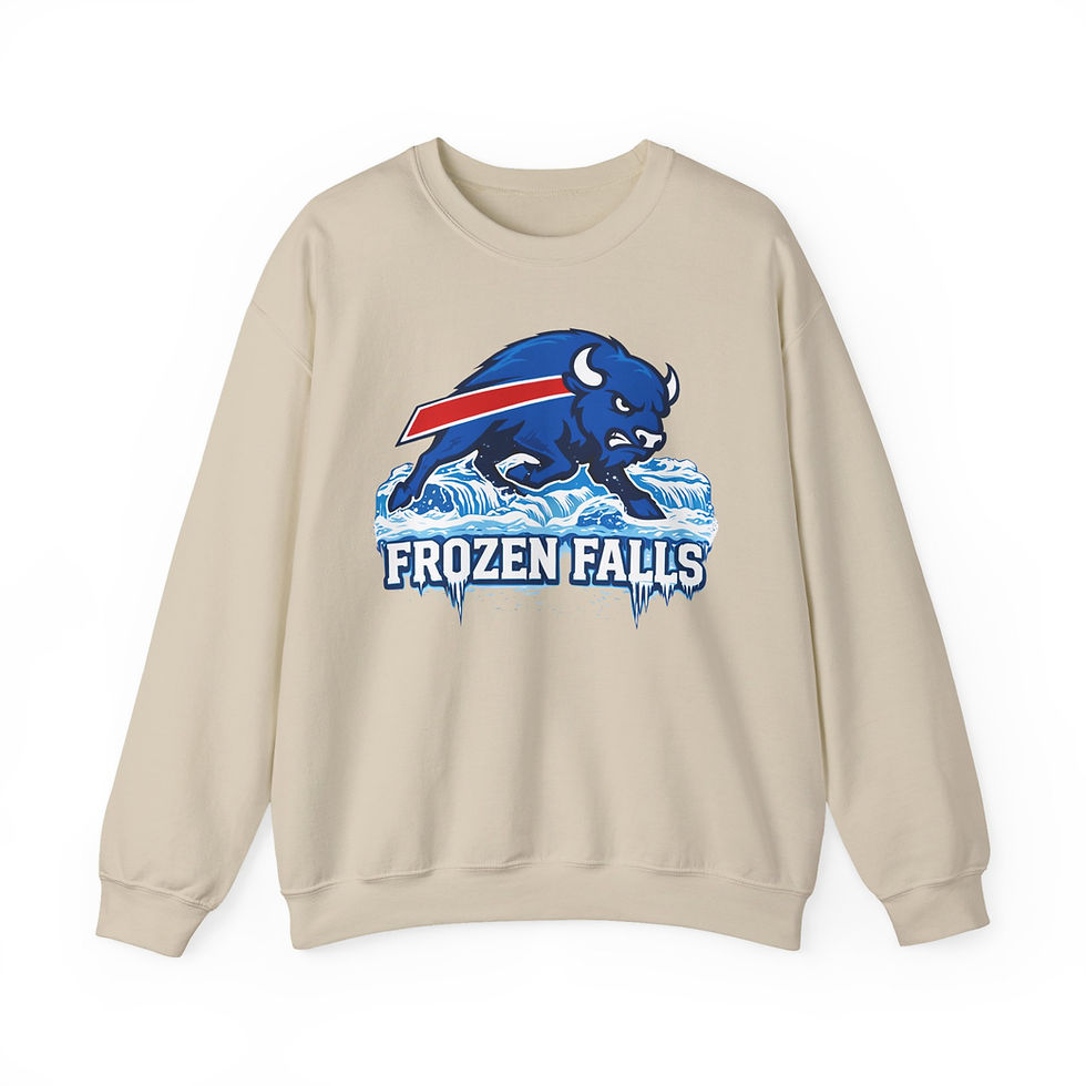 Thumbnail: Frozen Falls Collection Unisex Adult Crewneck Sweatshirt