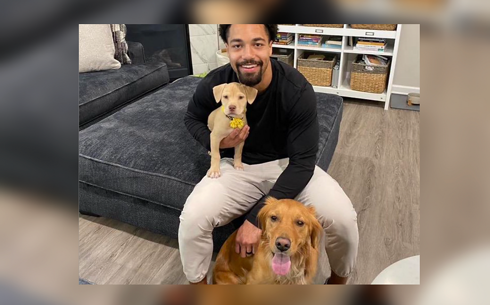 Buffalo Bills WR Khalil Shakir and Family Adopt Dog at Adopt-a-thon