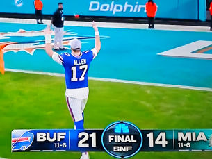 Buffalo Bills Clinch Fourth Consecutive AFC East Title, #2 Seed