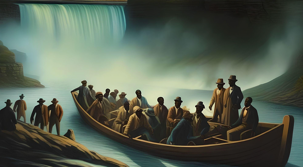 Slaves Escaping to Freedom: The Secret Path through Niagara Falls