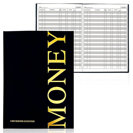 Luxury Linen Checkbook Register