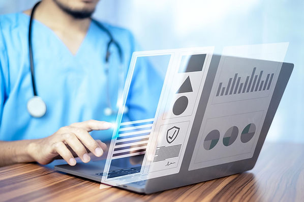 doctor-using-computer-document-management-system-dms-online-documentation-database-process