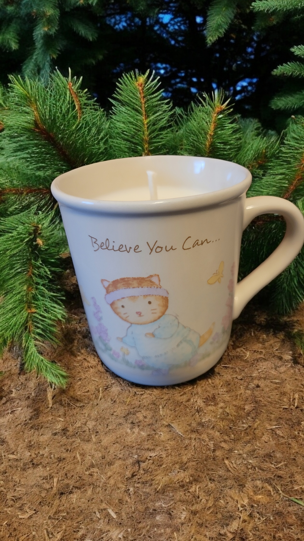 #216G Sugared Spruce Believe Mug