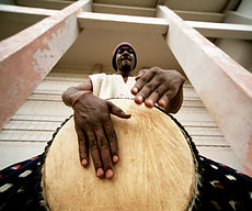 Playing Drum Perspective