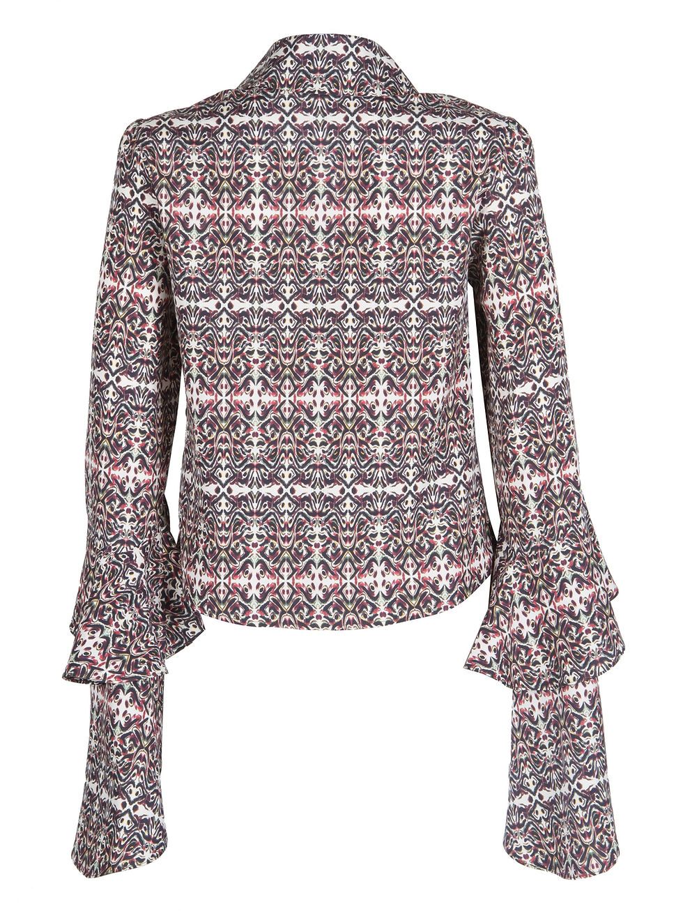 Miniatura: PRINTED SHIRT WITH RUFFLE SLEEVES