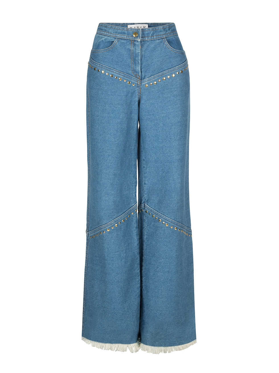 Thumbnail: DENIM FLARED PANTS