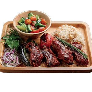 Pork Ribs Plate (4 Pcs)