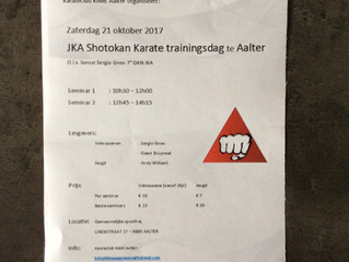 Voor wie interesse heeft ! Trainingsdag te Aalter