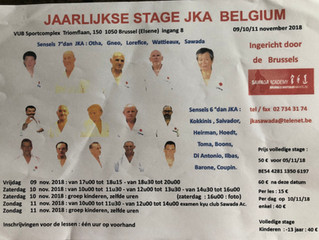 Stage JKA Belgium
