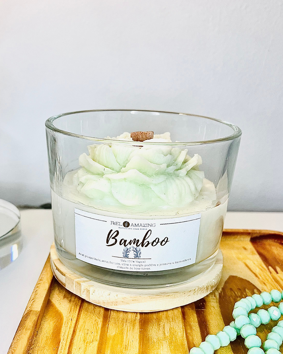 Miniatura: Vela Aromática Com Flor